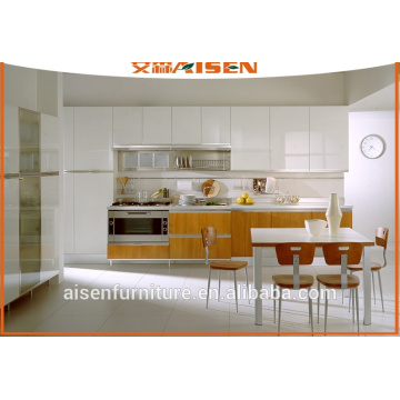 Color combination design mfc kitchen cabinet space saving kitchen cabinet for small kitchen
